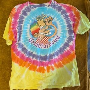 Grateful Dead Tie-Dye Europe 72 Liquid Blue Shirt